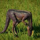 В Jurassic World Evolution появился динозавр со сломанной шеей В Jurassic World Evolution появился динозавр со сломанной шеей